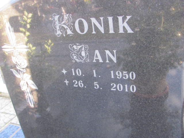 Jan Konik  1950 Żory Rogoźna - Grobonet - Wyszukiwarka osób pochowanych