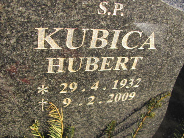Hubert Kubica  1932 Żory Rogoźna - Grobonet - Wyszukiwarka osób pochowanych