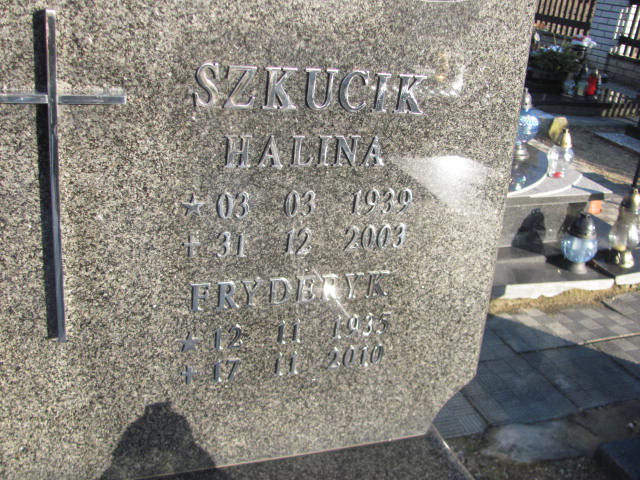 Fryderyk Szkucik 1935 Żory Rogoźna - Grobonet - Wyszukiwarka osób pochowanych