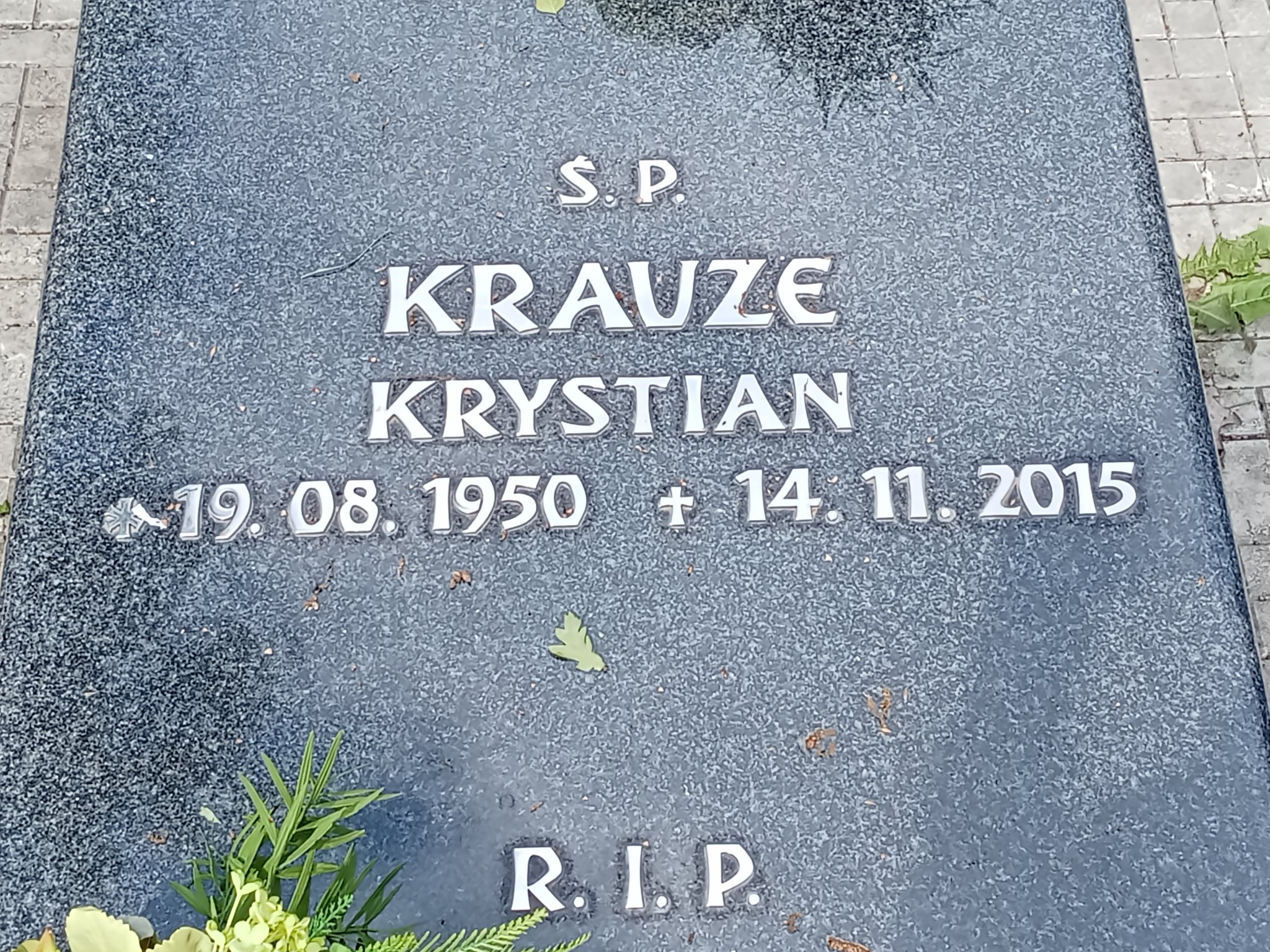 Krystian Krauze 1950 Żory Rogoźna - Grobonet - Wyszukiwarka osób pochowanych